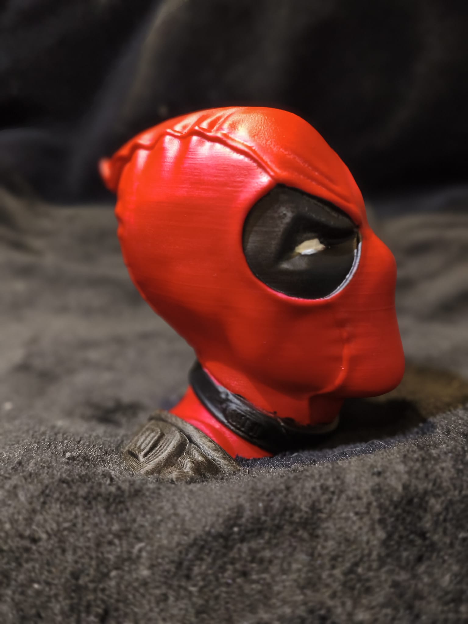 Mini Busto – Deadpool | Pintado à mão - PrintVerso