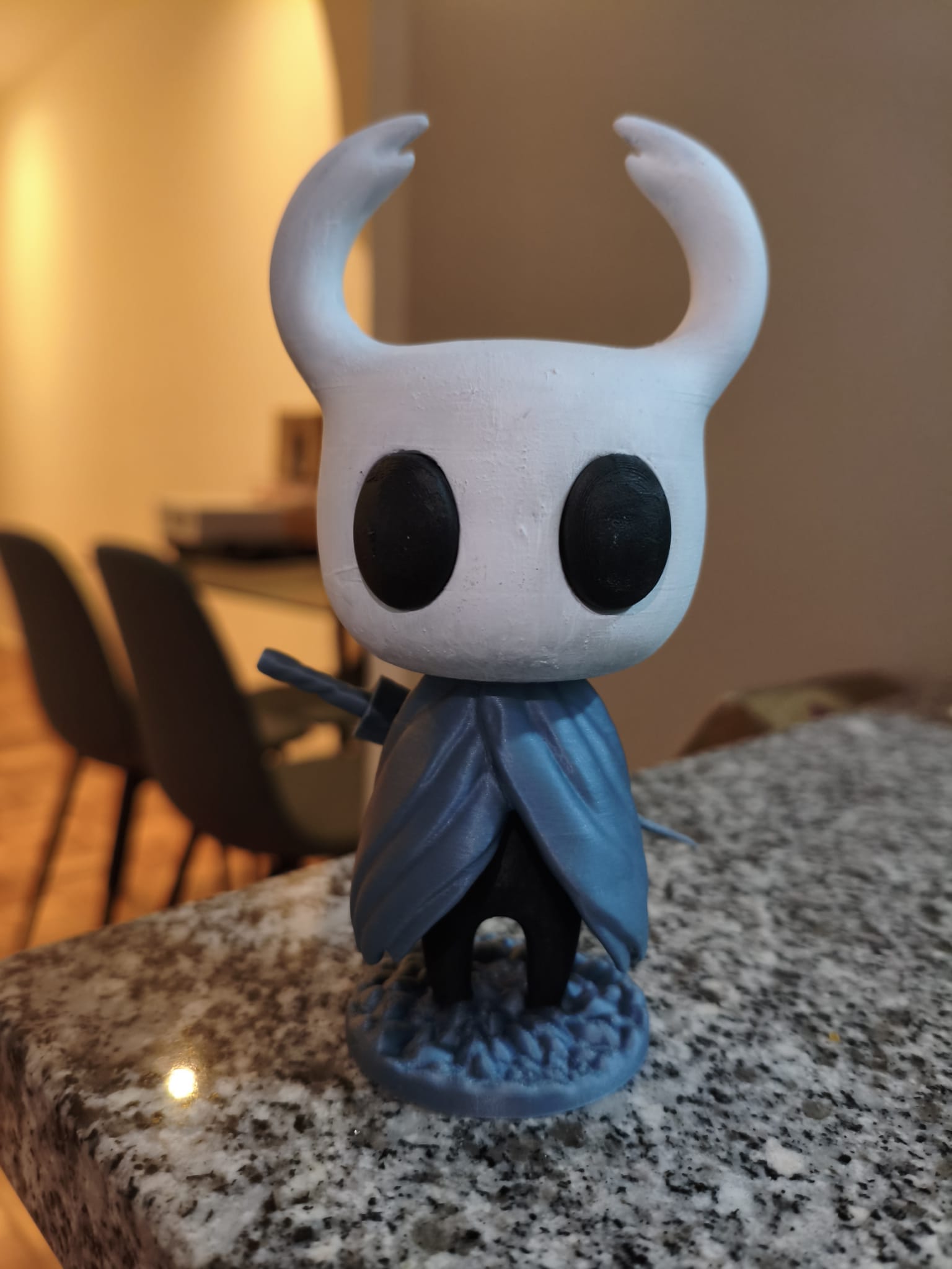 Mini Figura – Caveleiro Hollow Knight | Impressão 3D - PrintVerso